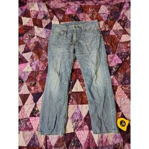 Levis 559 Jeans Mens 36x30 Blue Mid Rise Denim Western Cowboy Rodeo Straight